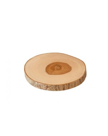 Baumscheibe lackiert Esche/Erle rund, ca. Ø20-22cm
