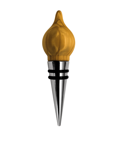 seleXions®: Flaschenverschluss Tropfen, Olivenholz