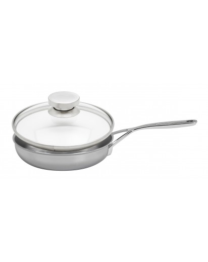 Demeyere: Multiline 7 Bratpfanne mit Zwilling Glasdeckel, Ø20cm