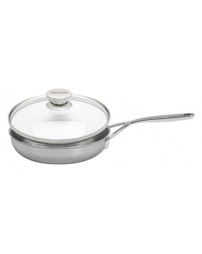 Demeyere: Multiline 7 Bratpfanne mit Glasdeckel, Ø24cm