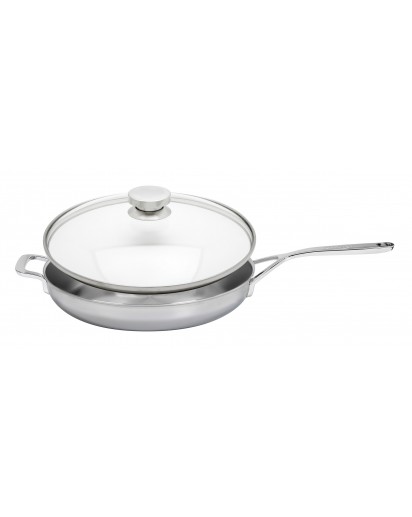 Demeyere: Multiline 7 Bratpfanne mit Zwilling Glasdeckel, Ø32cm