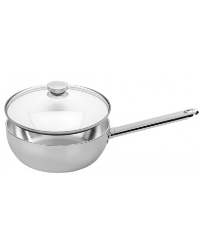 Demeyere: Apollo 7 Konische Sauteuse mit Zwilling Glasdeckel, Ø28cm