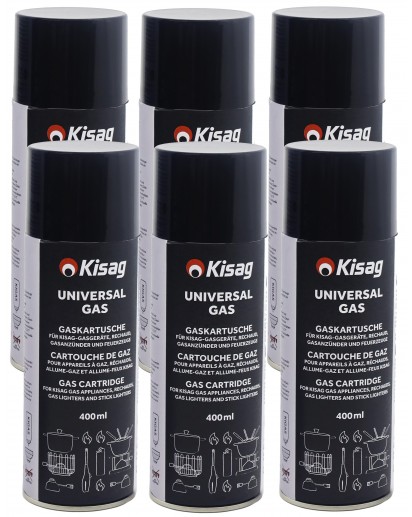 Kisag: 6x Kigas Refill Can 400 ml
