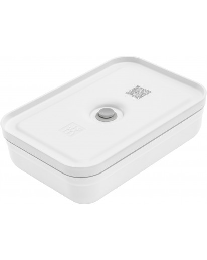 Zwilling: Fresh & Save Vakuum Lunchbox L flach, Kunststoff, Weiß-grau