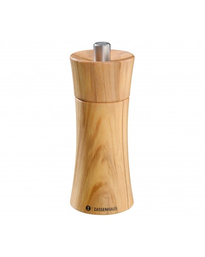 Zassenhaus: Pfeffermühle 'Frankfurt' Olivenholz, 14cm