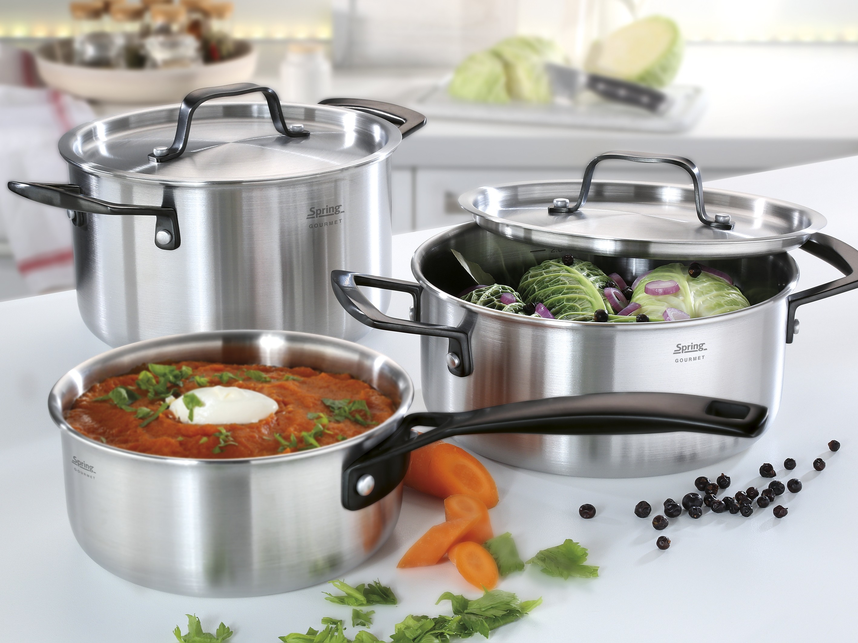 BetterKitchen.eu Buy Spring Gourmet Black TopfSet 5tlg