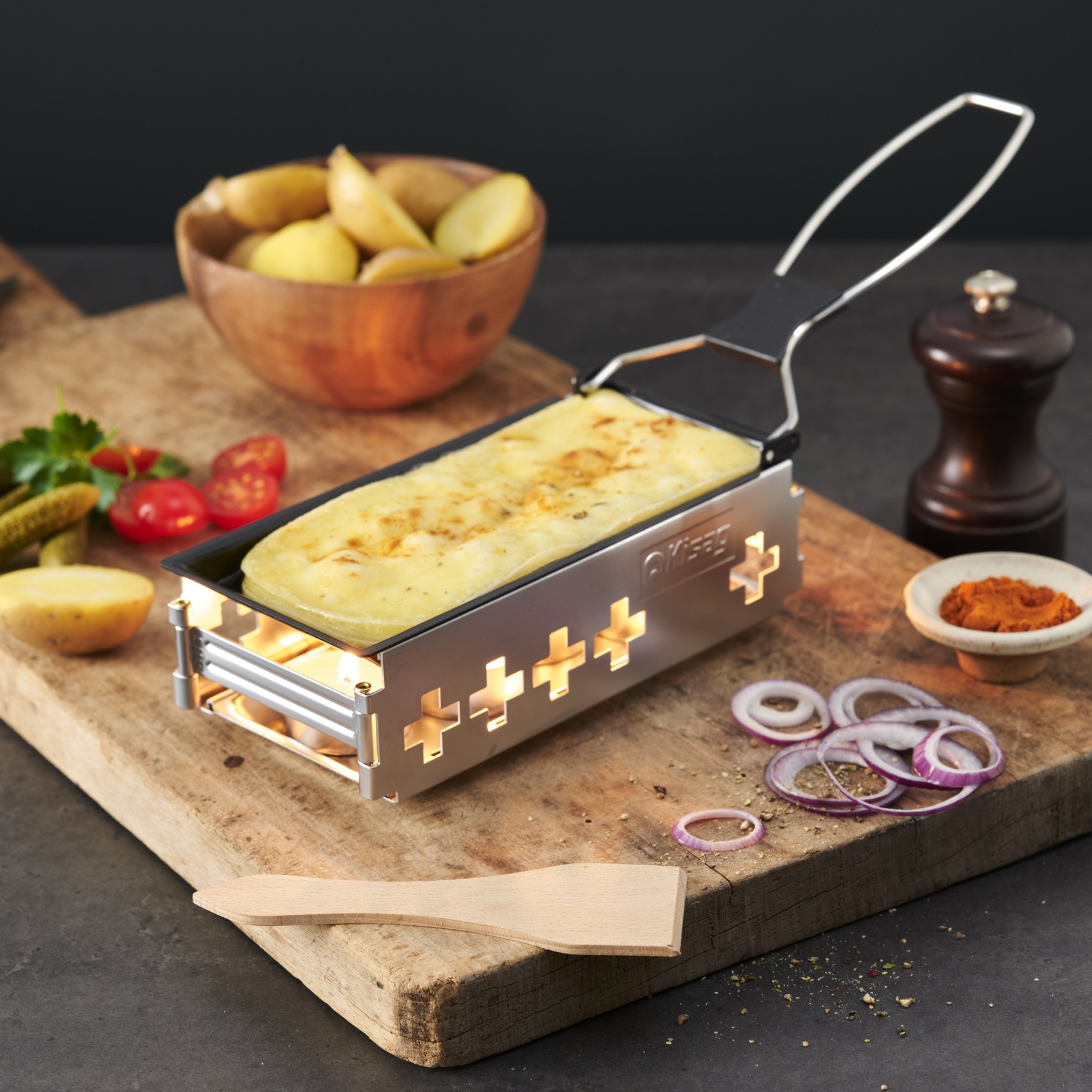 Spring - cheese raclette pan 1 pcs.