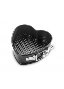 Küchenprofi: BAKE MINI Springform Herz schwarz, 12 cm