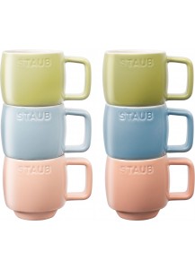 Staub: Tassenset Macaron 6-tlg.