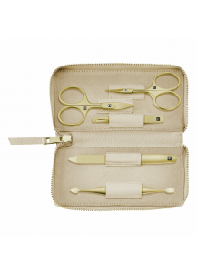 Zwilling: Premium Maniküre Pediküre Set 5-tlg., gold/beige
