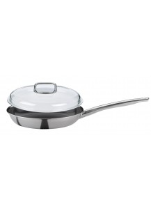 Spring: Vulcano Pure Bratpfanne mit Domo Glasdeckel