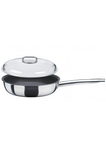 Spring: Vulcano Classic Bratpfanne XL hoch, mit Domo Glasdeckel