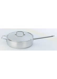Demeyere: Apollo 7 low saucepan with lid and side handle