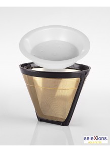 Selexions: GF4 Gold Kaffee-Dauerfilter (Filter Nr. 4) + Tröpfli 