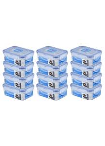 LocknLock: 12 x Container Rectangular 350 ml (HPL806/12)