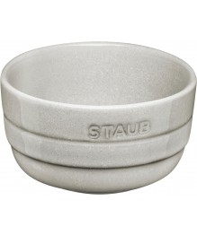 Staub: Ceramic bowl stackable, white truffle, 300ml