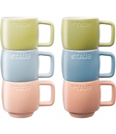 Staub: Tassenset Macaron 6-tlg.
