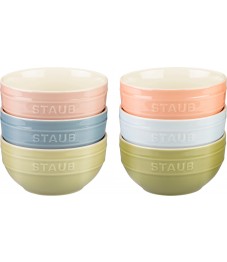 Staub: Schüssel Set Macaron 6-tlg., Keramik 