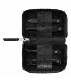 Zwilling: Premium Black Maniküre Pediküre Set 4-tlg., schwarz