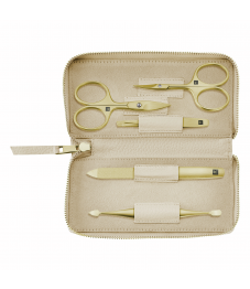 Zwilling: Premium Maniküre Pediküre Set 5-tlg., gold/beige