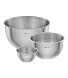 Zwilling: Fresh & Save Bowls Schüssel Set S/M/L, 3-tlg., Edelstahl