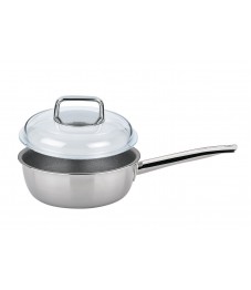 Spring: Vulcano Classic Sauteuse mit Domo Glasdeckel, Ø20cm