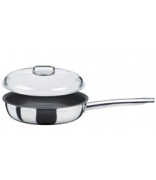 Spring: Vulcano Classic Bratpfanne XL hoch, mit Domo Glasdeckel