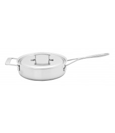 Demeyere: Saucepan Industry low with lid 24cm