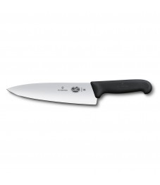 Victorinox: Fibrox Carving Kife, extra wide blade, black, 20cm