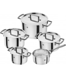 Zwilling: Bellasera cookware set 5-pcs, black handles