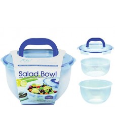 LocknLock: Salad Bowl with Drain Grate 4.0 l (HSM957T)