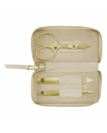 Zwilling Premium Maniküre Pediküre Set 3-tlg., gold/beige