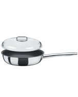 Vulcano Classic Bratpfanne XL hoch, mit Domo Glasdeckel